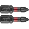 Smūginiai antgaliai GRAPHITE PH1 25 mm (2 vnt.)