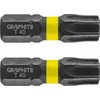 Graphite Bity udarowe TX40 x 25 mm, 2 vnt.