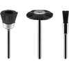 Nailoninių šepetėlių rinkinys GRAPHITE 3 vnt. (5 mm, 15 mm, 22 mm)