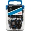 Smūginis antgalis GRAPHITE PZ2 25 mm, 20 vnt.