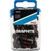 Smūginiai antgaliai GRAPHITE PH2 25 mm (20 vnt.)