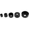 Graphite Otwornice Skylėms gręžti skirti pjūklai su adapteriais, 19–76 mm, 15 vnt. rinkinys