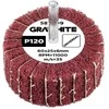 Ściernica Plokštelinis šlifavimo diskas su abrazyvine vilna, kotas 60 x 25 x 6 mm, P120