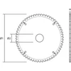Graphite Diskinio pjūklo diskas, Widia, 180 x 30 mm, 40 dantų