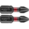 Smūginiai antgaliai GRAPHITE PH2 25 mm (2 vnt.)