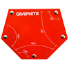 Spawalniczy Suvirinimo kampas GRAPHITE 45˚, 60˚, 75˚, 90˚, 135˚