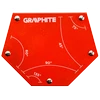 Suvirinimo kampas GRAPHITE 45˚, 60˚, 75˚, 90˚, 135˚