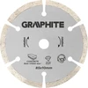 Graphite Grafitinis deimantinis diskas 85 x 10 mm, segmentuotas