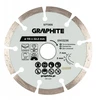Graphite Deimantinis segmentinis pjovimo diskas, 115 x 22,2 mm, sausam pjovimui