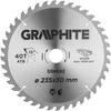 Graphite Diskinio pjūklo diskas, Widia, 235 x 30 mm, 40 dantų