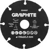 Graphite Volframo karbido pjovimo diskas MEDITECH 115 x 22.2 mm medienai ir plastikui