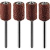 Šlifavimo juostų rinkinys GRAPHITE 6,3 mm (K60, K80, K120, K240) - 100 vnt. + 2 kotai 3,2 mm
