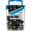 Graphite TX40 x 25 mm smūginiai antgaliai, 20 vnt.