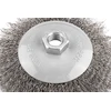 Szczotka Vielinis diskinis šepetys 125 mm, gofruota viela, plienas, M14