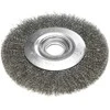 Szczotka Vielinis diskinis šepetys 200 x 32 mm, gofruota viela, plienas