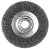 Szczotka Vielinis diskinis šepetys 200 x 32 mm, gofruota viela, plienas