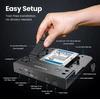 GRAUGEAR Klonstation fĂĽr M.2 NVMe/SATA SSDds &amp; 2,5"/3,5" HDD