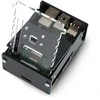 Gravlaser Raspberry Pi 4B korpusas su reguliuojamu kameros laikikliu - juodas
