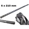 AW-Tools AWTOOLS GRĄŽTAS SDS PLUS 6x 210mm QUADRO XTREME Juodas LINE