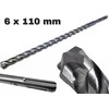AW-Tools AWTOOLS GRĄŽTAS SDS PLUS 6x 110mm QUADRO XTREME Juodas LINE