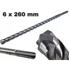 AW-Tools AWTOOLS GRĄŽTAS SDS PLUS 6x 260mm QUADRO XTREME Juodas LINE
