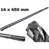 AW-Tools AWTOOLS SDS PLUS grąžtas 14x 450mm QUADRO XTREME Juodas LINE