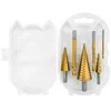 Grąžtas Rockforce Pakopinių grąžtų rinkinys, 6 dalys (4–32 mm)