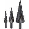 Grąžtas Tvardy HSS M2 kūginių grąžtų rinkinys 3 vnt. (4–12, 4–20, 4–32 mm) (50)