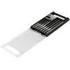 Grąžtas Graphite Rinkinys SDS Plus dvigubų spiralinių betono grąžtų rinkinys: 5, 6, 8, 10 x 110 mm, 5, 6, 8, 10 x 160 mm