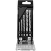 Grąžtas Graphite Rinkinys Grūdinto betono grąžtų rinkinys: 4, 5, 6, 8, 10 mm, 5 vnt.