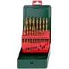 Grąžtas Grąžtų rinkinys metalui 1-10mm HSS-TIN, 19 vnt., Metabo