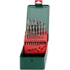 Metabo grąžtų rinkinys metalui HSS-G 25 vnt. 1-13 mm