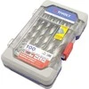 Grąžtas Tivoly Metalo grąžtų rinkinys 100vnt./kpl. HSS Ø1-13 mm, 118° "Skilimo taškas", šlifuoti.