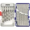 Grąžtas Tivoly Metalo grąžtų rinkinys 100vnt./kpl. HSS Ø1-13 mm, 118° "Skilimo taškas", šlifuoti.
