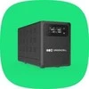 Green Cell Žalias Cell Žalias Cell nepertraukiamo maitinimo šaltinis (UPS) 2000 VA 1200 W su LCD ekranu