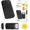 Išorinė baterija POWER BANK Platinet SOLAR 10000mAh (2xUSB; 1xUSB-C; 3A) juoda