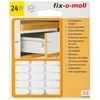 Fix O Moll Nežinomas Garsą slopinantis padukas, 20 mm, 24 vnt