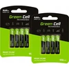 Green Cell Žalias Cell 8x Įkraunami AAA R3 950mAh Ni-MH baterijų elementai