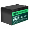 Green Cell Žalias Cell Greencell AGM VRLA 12V 12Ah nereikalinga priežiūra akumuliatorius kasos aparatui, žaislams, kamerai (152x99x100mm)