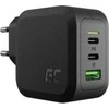 Green Cell Žalias Cell Žalias CELL Charger PowerGaN 65W 2x USB-C PD 1x USB-A UC GaN