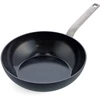 Green Pan Žalias Pan GreenPan Evolution Wok keptuvė 28 cm, juoda