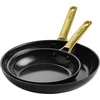 Green Pan Žalias Pan Keptuvė Greenpan GreenPan Padova Reserve 2pc Frying Pan Set 20+26cm Juodas