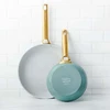 Green Pan Žalias Pan Keptuvė Greenpan GreenPan Padova Reserve 2 pcs Frying Pan Set Sky Mėlyna