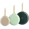 Green Pan Žalias Pan Keptuvė Greenpan Shades Frying Pan Set 3-Piece 20+24+28cm (CC009018-001)