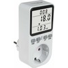 GreenBlue energijos skaitiklis, vatmetras, tipas E, 220-240V AC, 50Hz, maks. apkrova 16A, IP20, įmontuota baterija, GB364 E