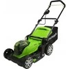 Greenworks Akumuliatorinė vejapjovė 2x24V Akumuliatorinė vejapjovė 41cm G24X2LM41K2x komplektas dvigubas įkroviklis + 2 baterijos 2Ah
