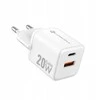 Phone charger Forcell F-Energy Mini GaN III USB C + USB A QC4.0 PD 20W VT-35A baltas 0INT