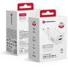 Telefono įkroviklis Forcell F-Energy Mini GaN III USB C + USB A QC4.0 PD 30W VT-35 baltas 0INT