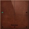GR1 GRENTON TOUCH PANEL/ 4 TOUCH FIELDS/ TF-BUS/ DARK, MADE OF NATURAL LEATHER FRONT