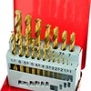 Grąžtas Gręžtuvas Geko, GRĄŽŲ RINKINYS, 19 Vnt 1-10MM. MET.BOX(40) G38234 GEKO